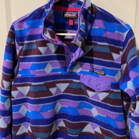 Patagonia Synchilla Aztec Print EUC - Picture 5 of 14